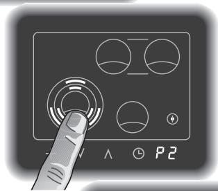 GAGGENAU CK481110 - Options menu, setting the combination feature front left cooking zone - 3