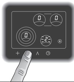 GAGGENAU CK481110 - Changing the cooking level - 2