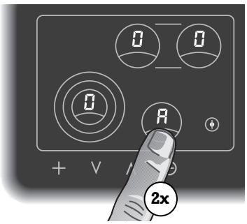 GAGGENAU CK481110 - Switching off the automatic quick-boil function - 1