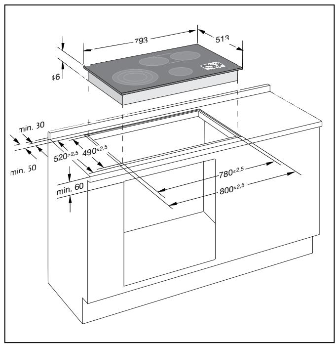 GAGGENAU CK481110 - Installation CK 482 - 1