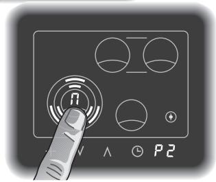 GAGGENAU CK481110 - Options menu, setting the combination feature front left cooking zone - 4