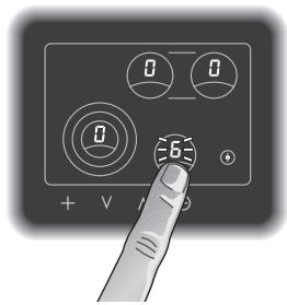 GAGGENAU CK481610 - Changing the cooking level - 1