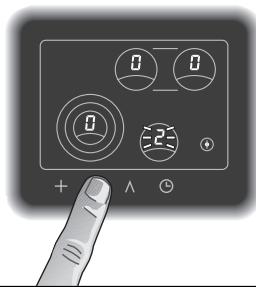 GAGGENAU CK481610 - Changing the cooking level - 2