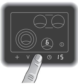 GAGGENAU CK481610 - Programming a switch-off time - 2