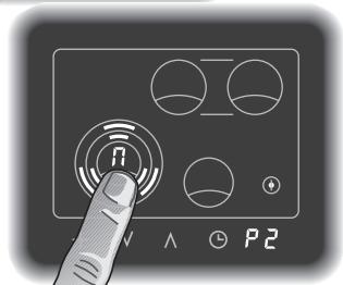 GAGGENAU CK481610 - Options menu, setting the combination feature front left cooking zone - 4
