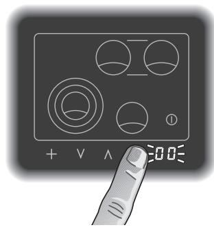GAGGENAU CK481610 - Programming the timer without cooking zone switch-off - 1