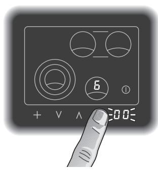 GAGGENAU CK481610 - Programming a switch-off time - 1