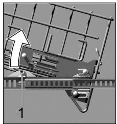 GAGGENAU DF290160 - Removing the upper basket - 1
