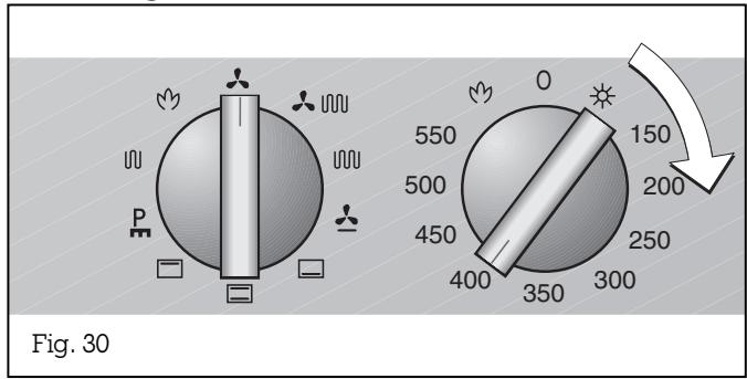 GAGGENAU EB295610 - Hot air operation (True convection) Switching on - 1