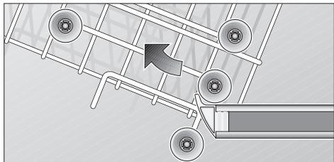 GAGGENAU GI256161 - Top basket with upper and lower roller pairs - 1