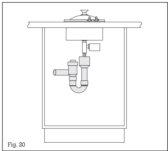GAGGENAU VK230111 - Drain installation - 2