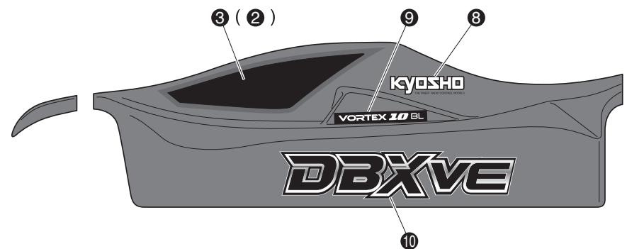KYOSHO DBX VE - 徳ル / Shock Absorber / Stoßdämpfer Amortisseur / Amortiguidor - 18