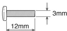 KYOSHO DBX VE - Tornillo 3x12mm - 1