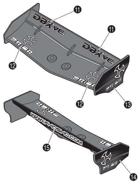 KYOSHO DBX VE - 徳ル / Shock Absorber / Stoßdämpfer Amortisseur / Amortiguidor - 19