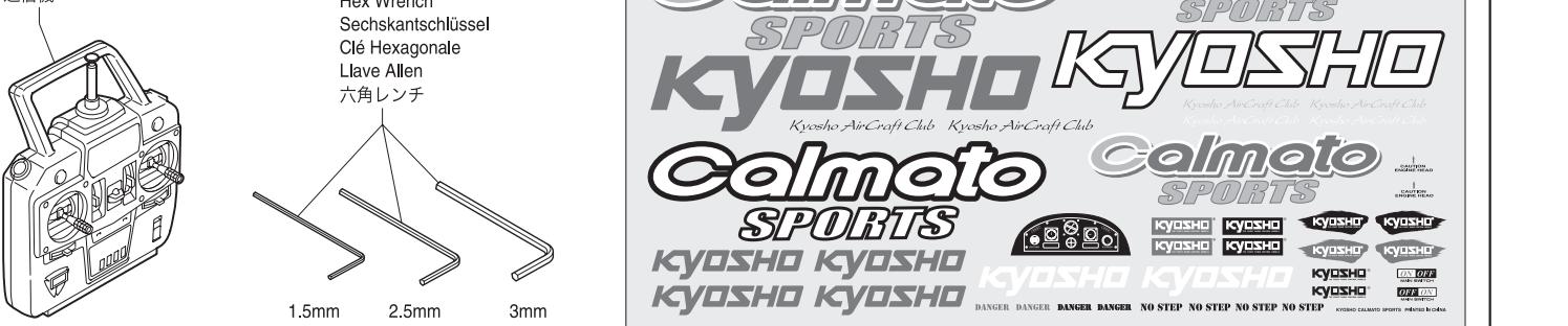 KYOSHO CALMATO 40 SPORTS RTF - Vue éclatée / DESPIECE / - 1