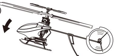 KYOSHO EP CALIBER 120 - Trim de cyclique (D/G) / Trim alabeo - 4