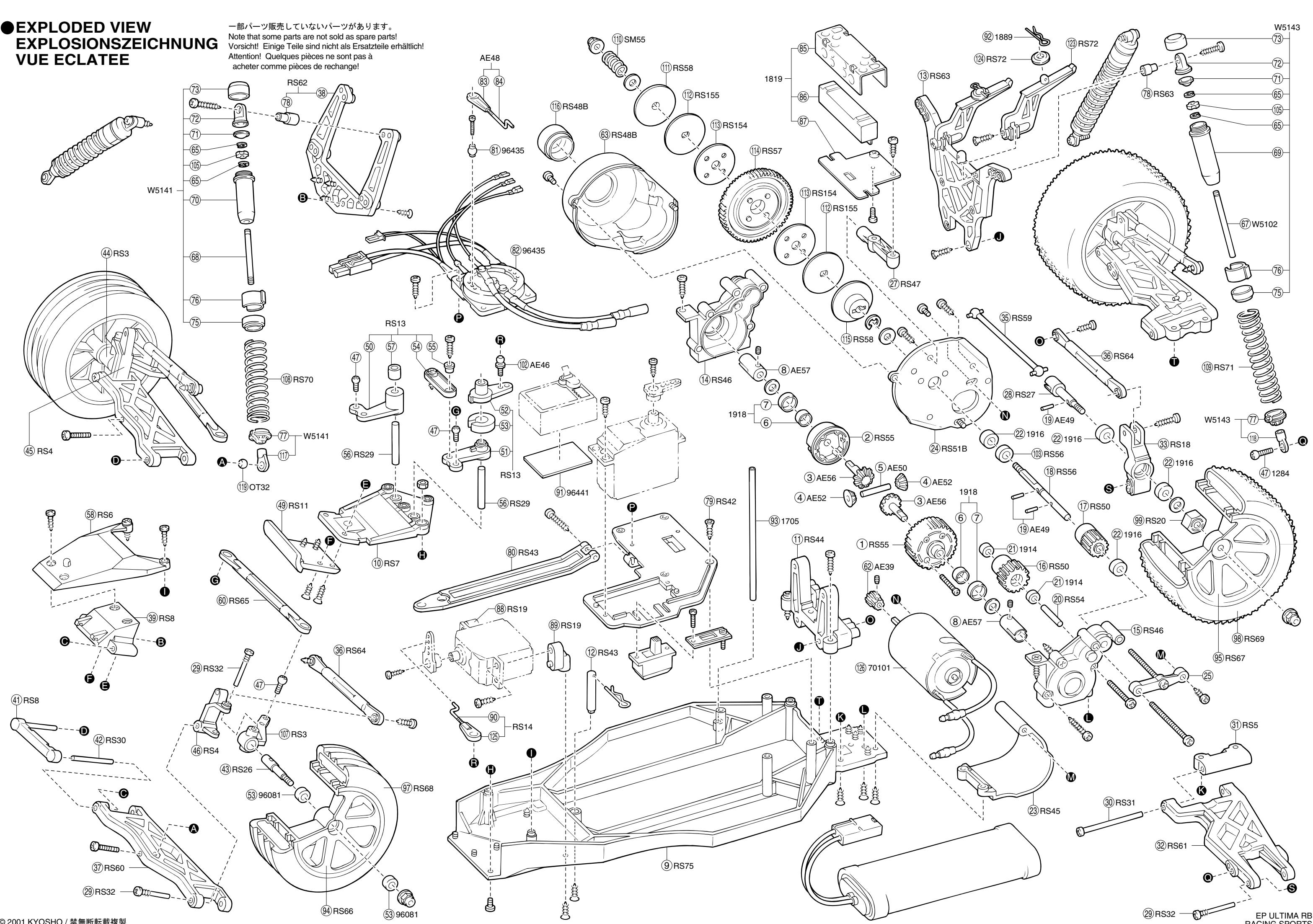 KYOSHO EP ULTIMA RB RACING SPORTS - 1