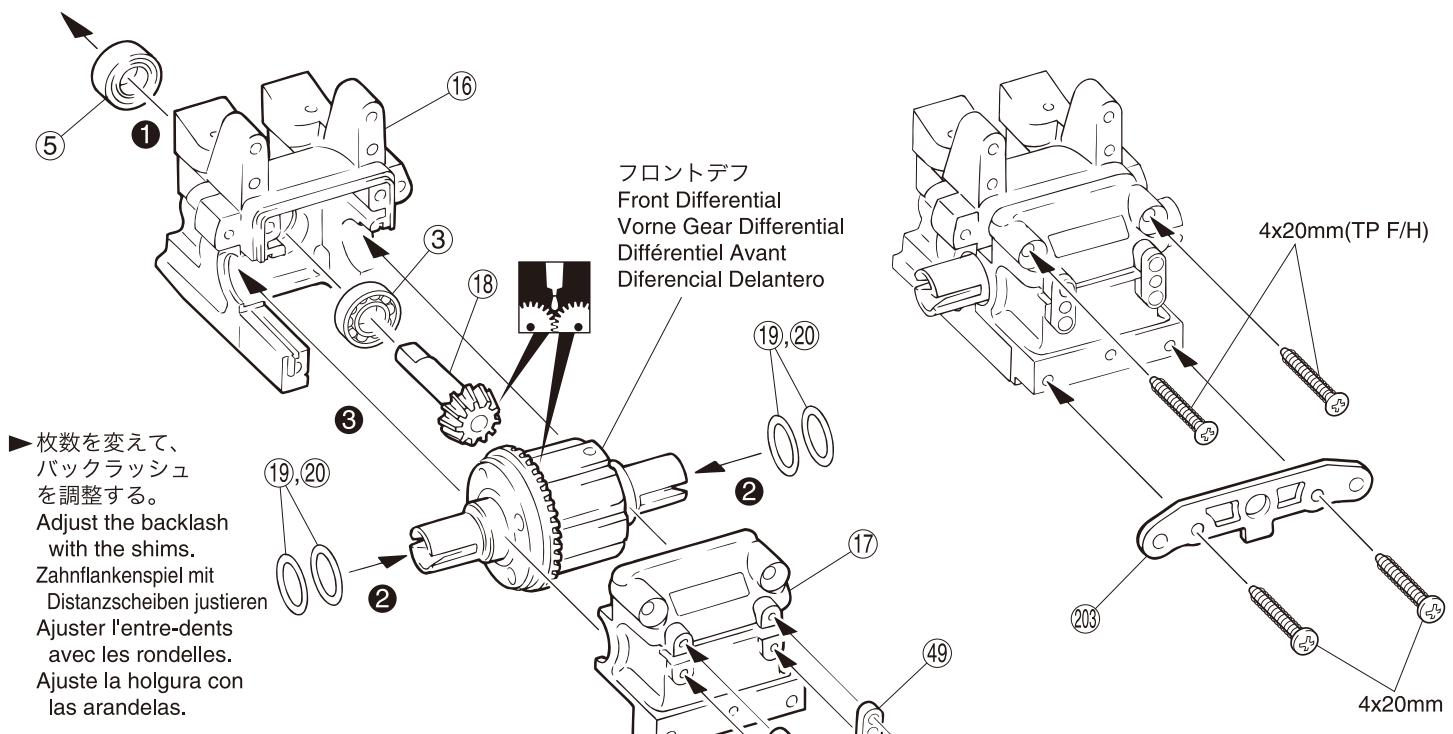 KYOSHO INFERNO MP7.5 SPORTS 4 - Avant l'assemblage, veuillez lire les points suivants attentivement: - 19