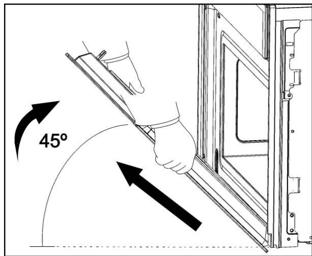 TEKA HKX 960 S  - INSTALATION MANUAL - Removing the appliance door - 3