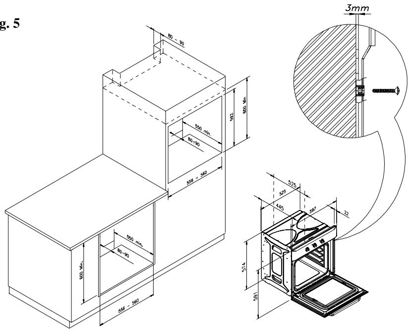 TEKA HP-740 - Oven installation: - 1