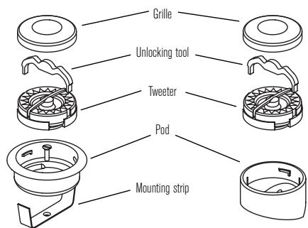 FOCAL POLYGLASS MULTI SPEAKER - Fitting the tweeter - 1