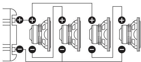 FOCAL SUBWOOFERS POLYGLASS - Raccordements des subwoofoers - 5