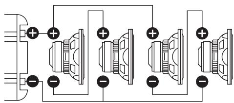 FOCAL POLYGLASS SUBWOOFERS - Connection diagrams - 5