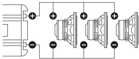 FOCAL POLYGLASS SUBWOOFERS - Connection diagrams - 3