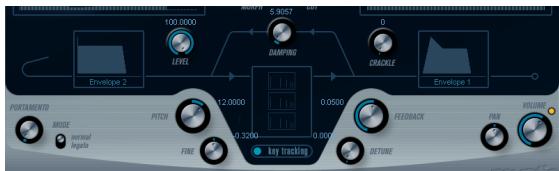 STEINBERG CUBASE 4 - Paramètres sonores du filtre en peigne - 1