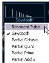 STEINBERG CUBASE 4 - Menu local de forme d'onde - 1