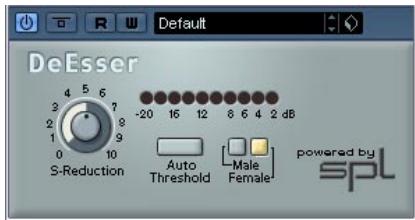 STEINBERG CUBASE 4 - SPL deesser (cubase uniqueness) - 1