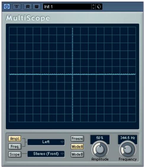 STEINBERG CUBASE 4 - Mode ampl (oscilloscope) - 1