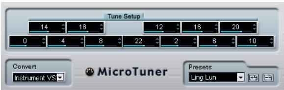 STEINBERG CUBASE 4 - Micro tuner - 1