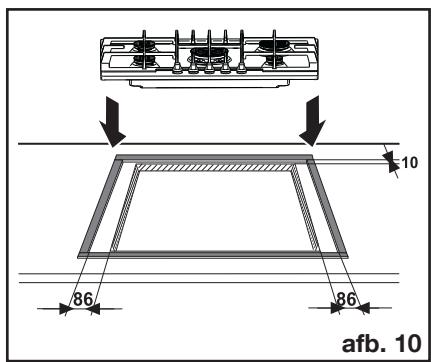 PROGRESS PAG7530E-B - Inbouw in en bevestiging in het werkblad - 2