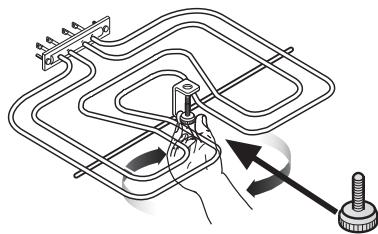 PROGRESS PBN1220X - Ensure the retaining nut on the grill element is properly tightened so that it does not fall down when in use. - 1