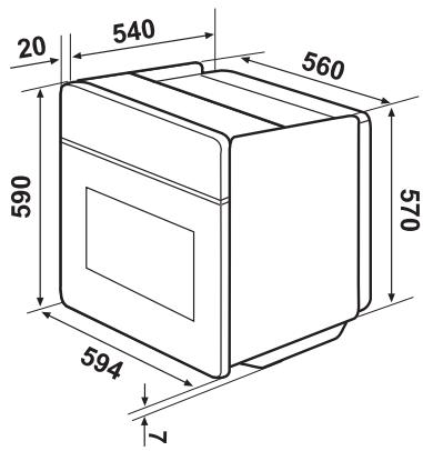 PROGRESS PBP5360X - Instructies voor de inbouw - 1