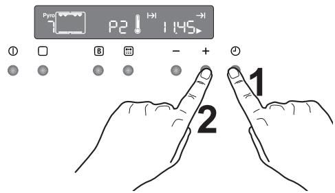 PROGRESS PBP5360X - To programme the pyrolytic cleaning cycle (delayed start, automatic stop) - 1