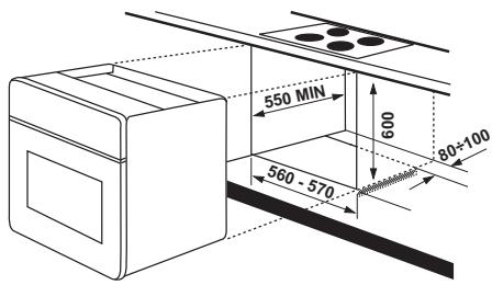 PROGRESS PHN1110W - Fijación del hora al mueble - 2