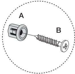 PROGRESS PHN1110W - Fijación del hora al mueble - 4
