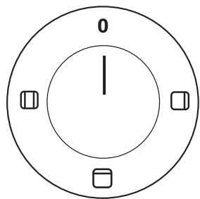 PROGRESS PHN1110W - Control knobs for hob - 1