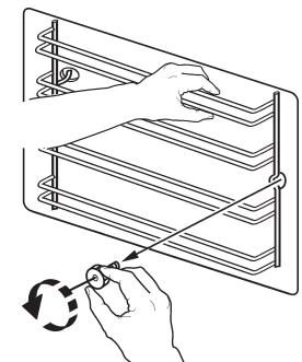 PROGRESS PHN1220X - Before inserting the oven shelves, ensure that the retaining nuts have been properly tightened. - 1