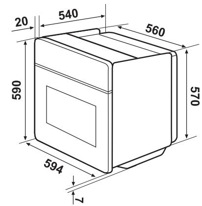 PROGRESS PHN1220X - Fijación del hora al mueble - 1