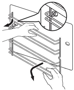 PROGRESS PHN1220X - Before inserting the oven shelves, ensure that the retaining nuts have been properly tightened. - 2