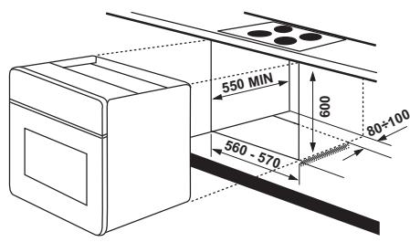 PROGRESS PHN1320W - Fissaggio nel mobile - 2