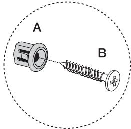 PROGRESS PHN1320W - Fijación del hora al mueble - 4