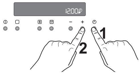 1200° ① □ B - + ② 1 ②