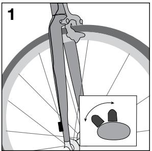 BONTRAGER TRIP 4W - Install Wheel Sensor - 1