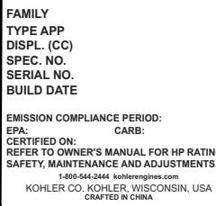 KOHLER XTR-6 - KOHLER - 1