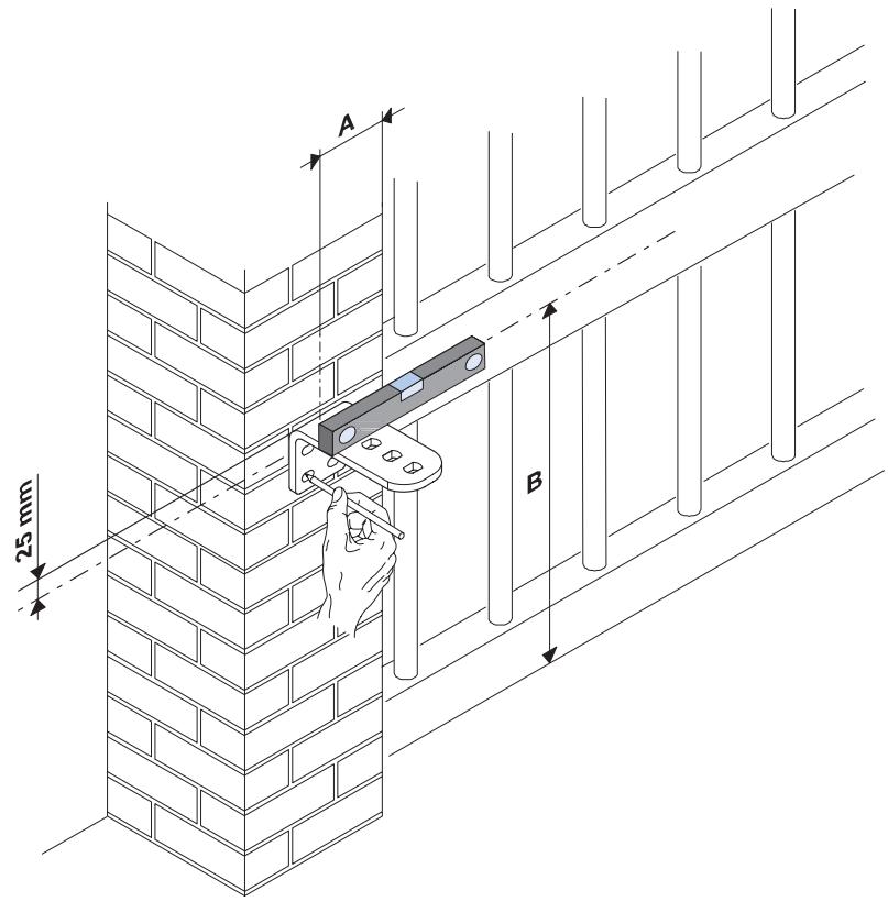 ADYX LINEA 300 - POSITIONNEMENT DE LA PATTE PILIER - 1