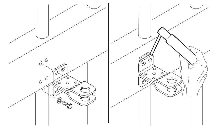 ADYX LINEA 300 - FIXATION DE LA PATTE PORTAIL - 1